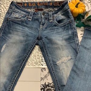 Rock Revival Joyelle Distressed Skinny Jeans